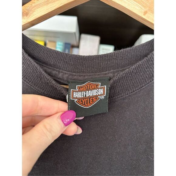 Harley Davidson Motor Cycles Jamaica Black Cotton T-Shirt XL - Picture 3 of 7